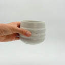 Small White Cache Pot