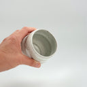 Speckled White Curvy Medium Cup 11  fl.oz