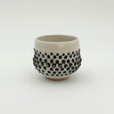 White & Black Dotty Small Cup 6 fl.oz