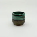 Black & Turquoise Small Cup 8 fl.oz