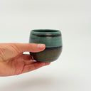 Black & Turquoise Small Cup 8 fl.oz