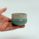 Speckled White & Turquoise Mini Cup 4 fl.oz