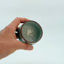 Speckled White & Turquoise Mini Cup 4 fl.oz