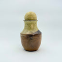 Wood-Fired Brown & Cream Bottle Vase 16 fl.oz