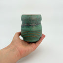 Antique Turquoise Striped Medium Tumbler 14 fl.oz