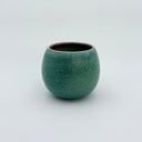 Antique Turquoise Small Round Vase
