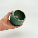 Antique Turquoise Small Round Vase