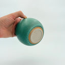 Antique Turquoise Small Round Vase