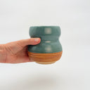 Turquoise Curvy Vase 22 fl.oz