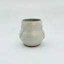 White Funky Chickens Medium Tumbler/Vase 15 fl.oz