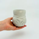 White Handsy Potbelly Medium Tumbler 15 fl.oz