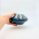 Deep Sea Bud Vase | Blue Mottled Stoneware