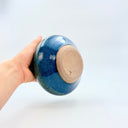 Deep Sea Bud Vase | Blue Mottled Stoneware