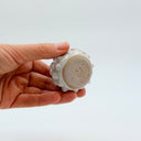 Dotty Mini Bud Vase | Textured White Stoneware