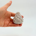 Dotty Mini Bud Vase | Textured White Stoneware