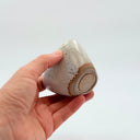 Speckled White Triangular Mini Cup | Stoneware | 100ml