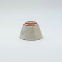 Speckled White Mini Sake Cup | Faceted Stoneware | 100ml