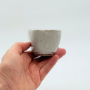 Speckled White Square Mini Cup | Stoneware | 100ml