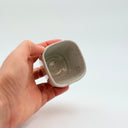 Speckled White Square Mini Cup | Stoneware | 100ml