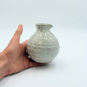 White Birch Pouring Vase | Textured Stoneware | 11 fl oz