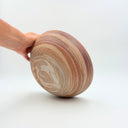 Medium Low Strata Marbled Ceramic Bowl | Stoneware
