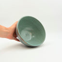Ridged Ceramic Bowl | Turquoise and Raw Stoneware