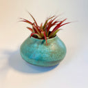 Antique Turquoise Pot Belly Vase