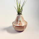Strata White Fluted Vase