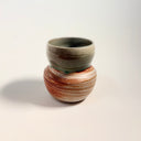 Hourglass Celadon Strata Vase