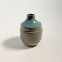 Small Fluted Turquoise Bud Vase