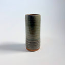 Small Textured Celadon Green Cylinder Vase
