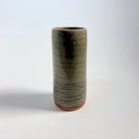 Small Textured Celadon Green Cylinder Vase