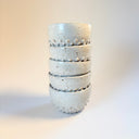 Set of Five White Mini Dotty Bowls