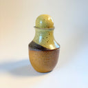 Wood-Fired Brown & Cream Bottle Vase 16 fl.oz