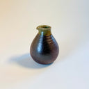 Wood-Fired Brown & Olive Small Vase 5 fl.oz