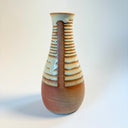Striped Cream Bottle Vase 20 fl.oz