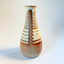 Striped Cream Bottle Vase 20 fl.oz