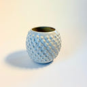 Small White Dotty Vase
