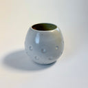 Small White Innie Dotty Vase