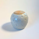 Small White Innie Dotty Vase
