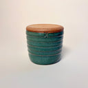 Small Turquoise Cache Pot