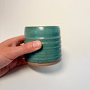 Small Turquoise Cache Pot